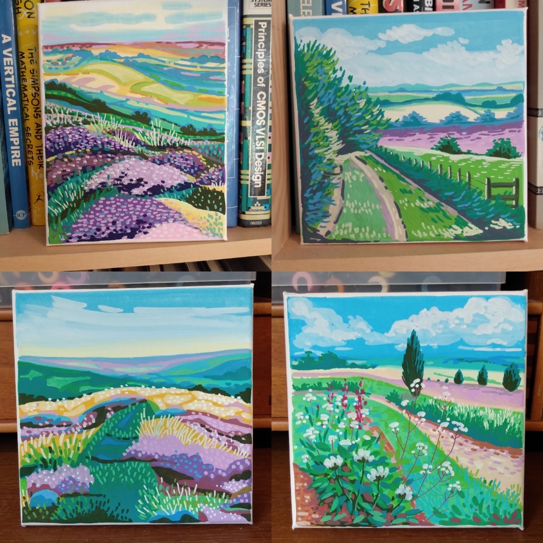 DSquiffy's tweet image. Loving my new painting collection.
#art
#painting