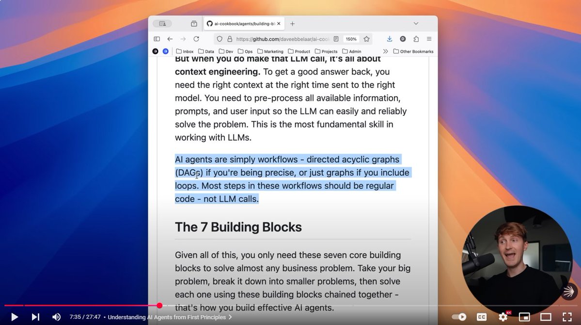 EggSlonker69's tweet image. Watching a youtube video about building AI agents and the guy talks about AI agents being DAGs. First time I've seen DAG mentioned outside the crypto space. Pretty cool. $KAS