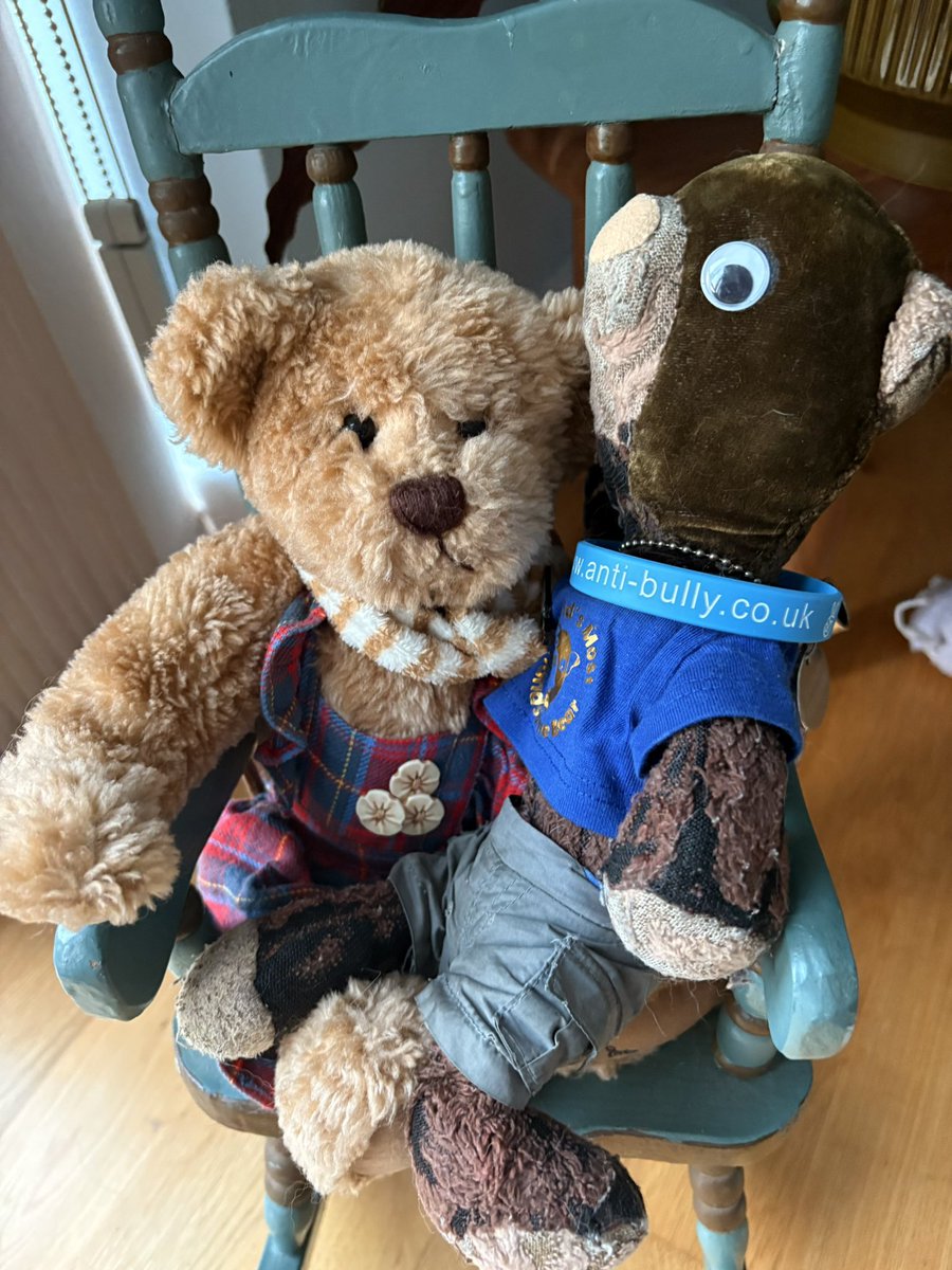 Remembering <a href="/joans1963/">Joan and Raspberry 🐻🤗💜</a>  with Rose Berry who misses them both very much #christmasinjuly25  #FurryTails