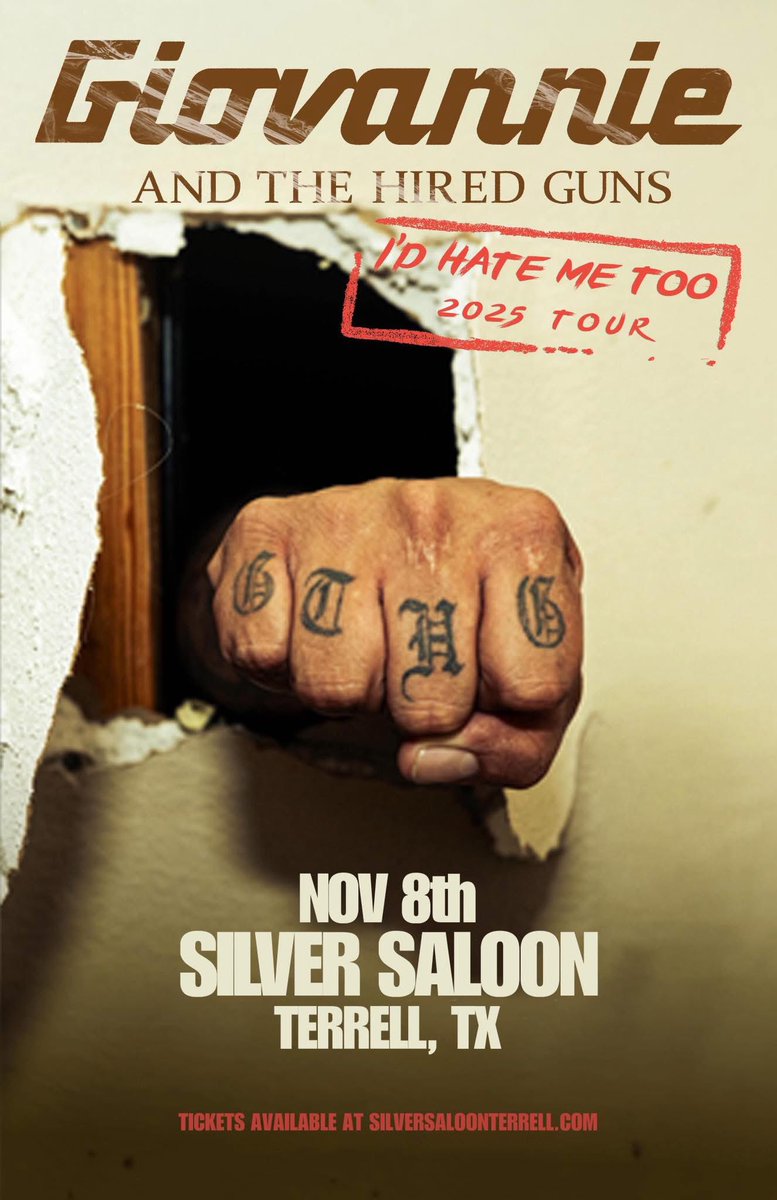 Silver Saloon (@silver_saloon) on Twitter photo Guys, <a href="/gioandtheguns/">Giovannie Yanez</a> comes back to Silver Saloon Saturday 11/8🔥🔥 Get your tickets now 🎫 stubwire.com/e/36154/giovan… Guys, <a href="/gioandtheguns/">Giovannie Yanez</a> comes back to Silver Saloon Saturday 11/8🔥🔥 Get your tickets now 🎫 stubwire.com/e/36154/giovan…