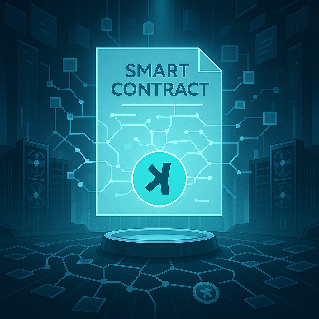 _sniper441's tweet image. what will you create with a smart contract on kaspa?