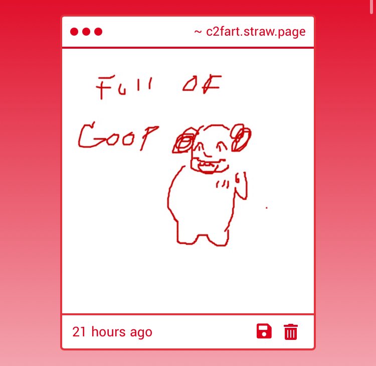 c2fart's tweet image. hits him