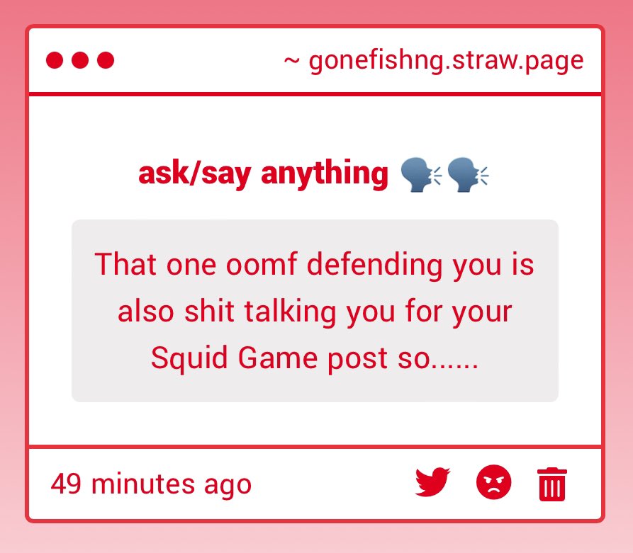 gonefishng's tweet image. never a normal day on this app