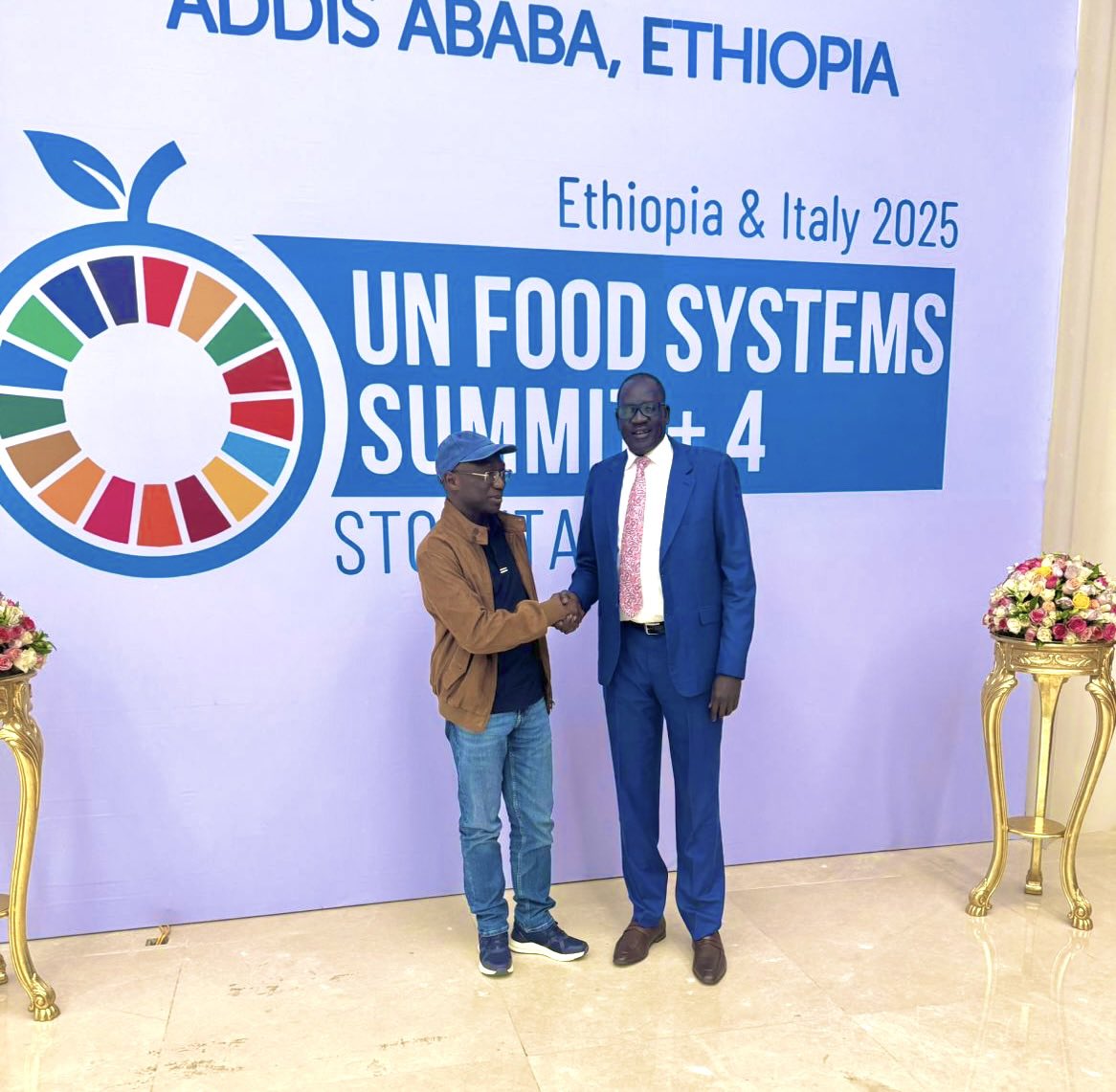 Le Ministre Dr Mabouba Diagne est à Addis-Abeba pour représenter le Président Bassirou Diomaye Faye au 2e Sommet Bilan des Nations Unies sur les Systèmes Alimentaires (27-29 juillet), réunissant dirigeants, producteurs, société civile et secteur privé pour des systèmes durables
