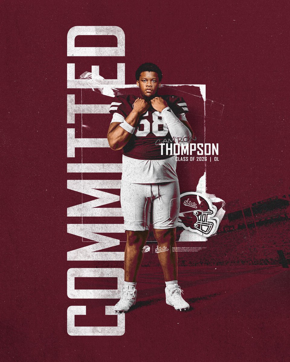 Cam’Ron Thompson (@camront70921710) on Twitter photo I want to thank everyone who played a part in my journey . After a long process I’m excited to say I’m 100 percent rocking with <a href="/LoadholtPhil/">Phil Loadholt</a> and <a href="/HailStateFB/">Mississippi State Football</a> <a href="/Coach_Leb/">Jeff Lebby</a> <a href="/Coach_Ajax/">Alex Jackson III</a> <a href="/PaulJonesOn3/">Paul Jones</a> <a href="/MacCorleone74/">Rion (Ree-un) Young</a> <a href="/SmithNoland2/">Nolan Smith II</a> <a href="/Keima423/">Mimi</a> I want to thank everyone who played a part in my journey . After a long process I’m excited to say I’m 100 percent rocking with <a href="/LoadholtPhil/">Phil Loadholt</a> and <a href="/HailStateFB/">Mississippi State Football</a> <a href="/Coach_Leb/">Jeff Lebby</a> <a href="/Coach_Ajax/">Alex Jackson III</a> <a href="/PaulJonesOn3/">Paul Jones</a> <a href="/MacCorleone74/">Rion (Ree-un) Young</a> <a href="/SmithNoland2/">Nolan Smith II</a> <a href="/Keima423/">Mimi</a>