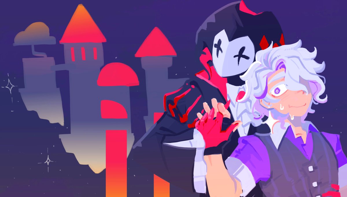 _Blue_Ink's tweet image. Together forever 
#clownzy 
#clownpiercefanart #branzyfanart