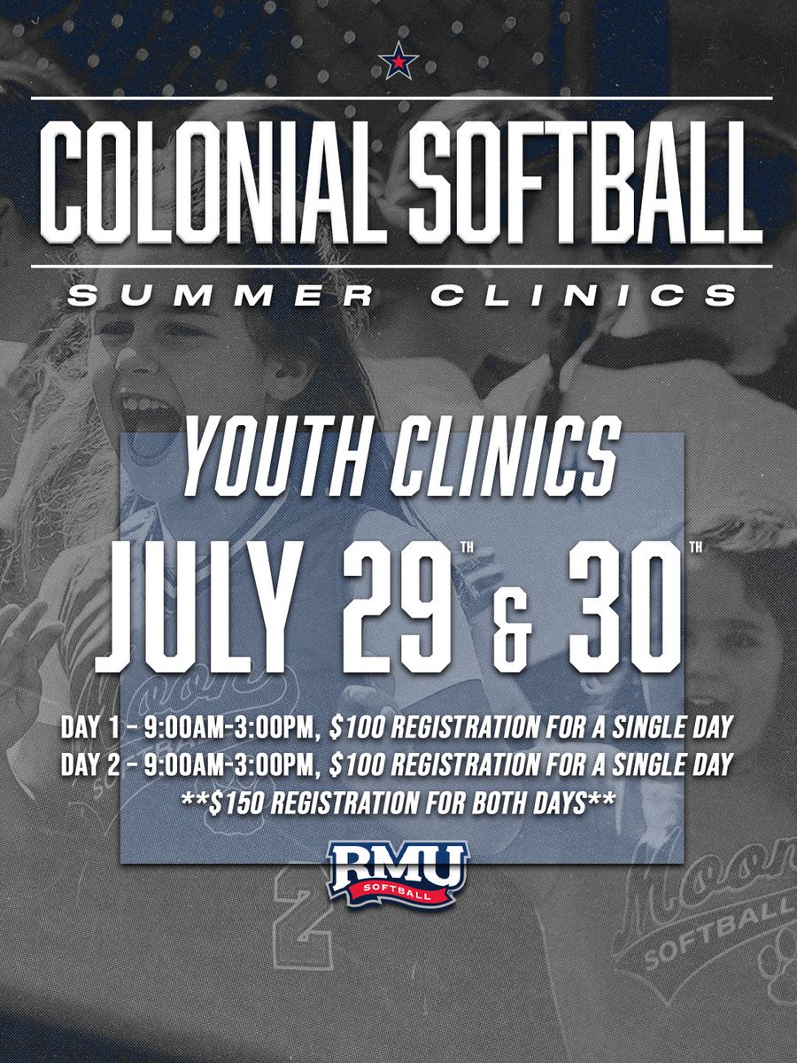 RMUSoftball's tweet image. It’s a BIG week for Bobby Mo Softball!!
Our Youth Clinics start the fun on Tues & Wed then we have a loaded lineup for Friday & Saturday for PSAs!
Don’t miss any of it - Fri & Sat are nearly sold out, hurry! 😳💪 😎#GetBetter #GrowTheGame #GetRecruited
…ertmorrissoftballcamps.totalcamps.com/shop/EVENT