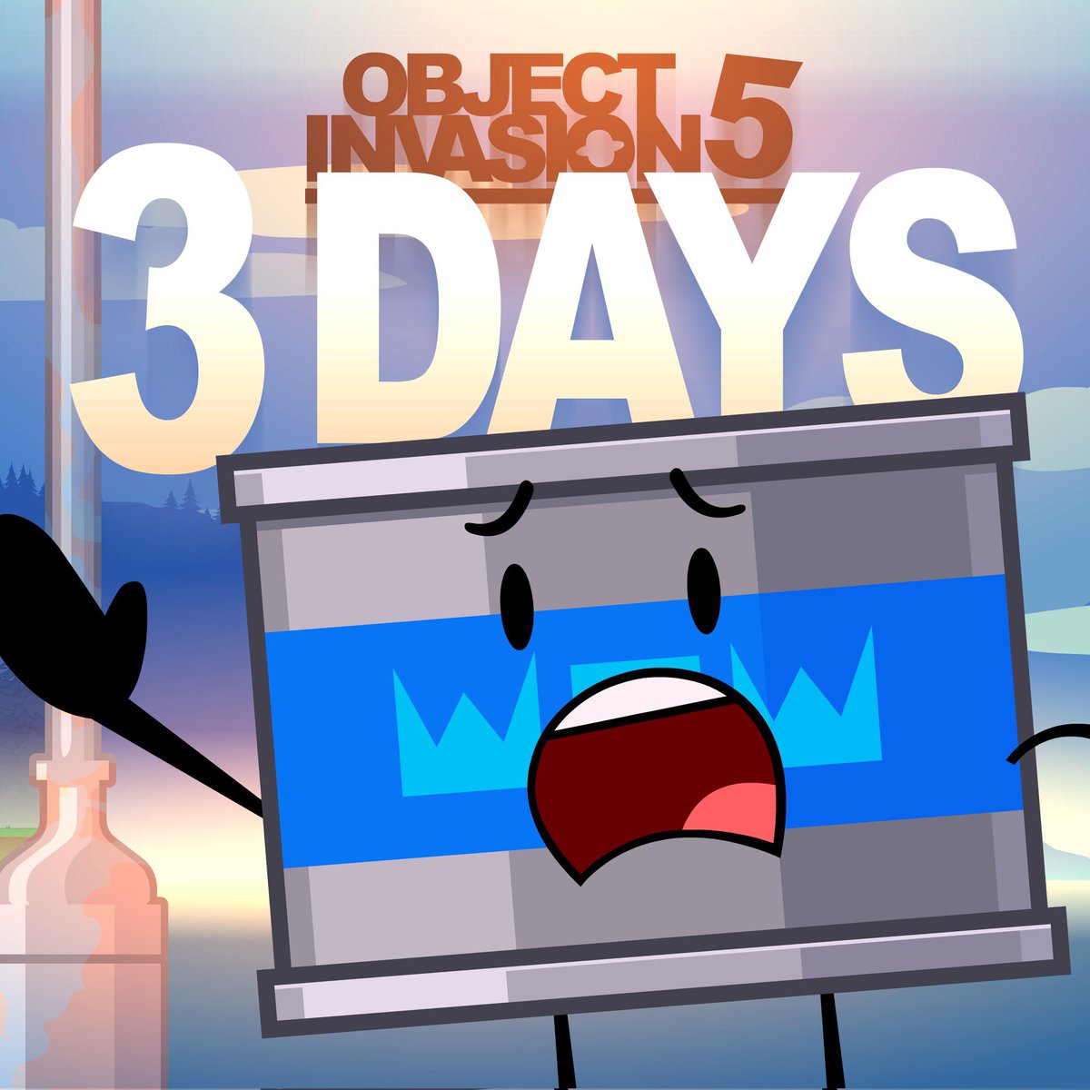 OSC_news_KR's tweet image. 3일 남았습니다! Object Invasion 5화가 8월 1일 공개됩니다.