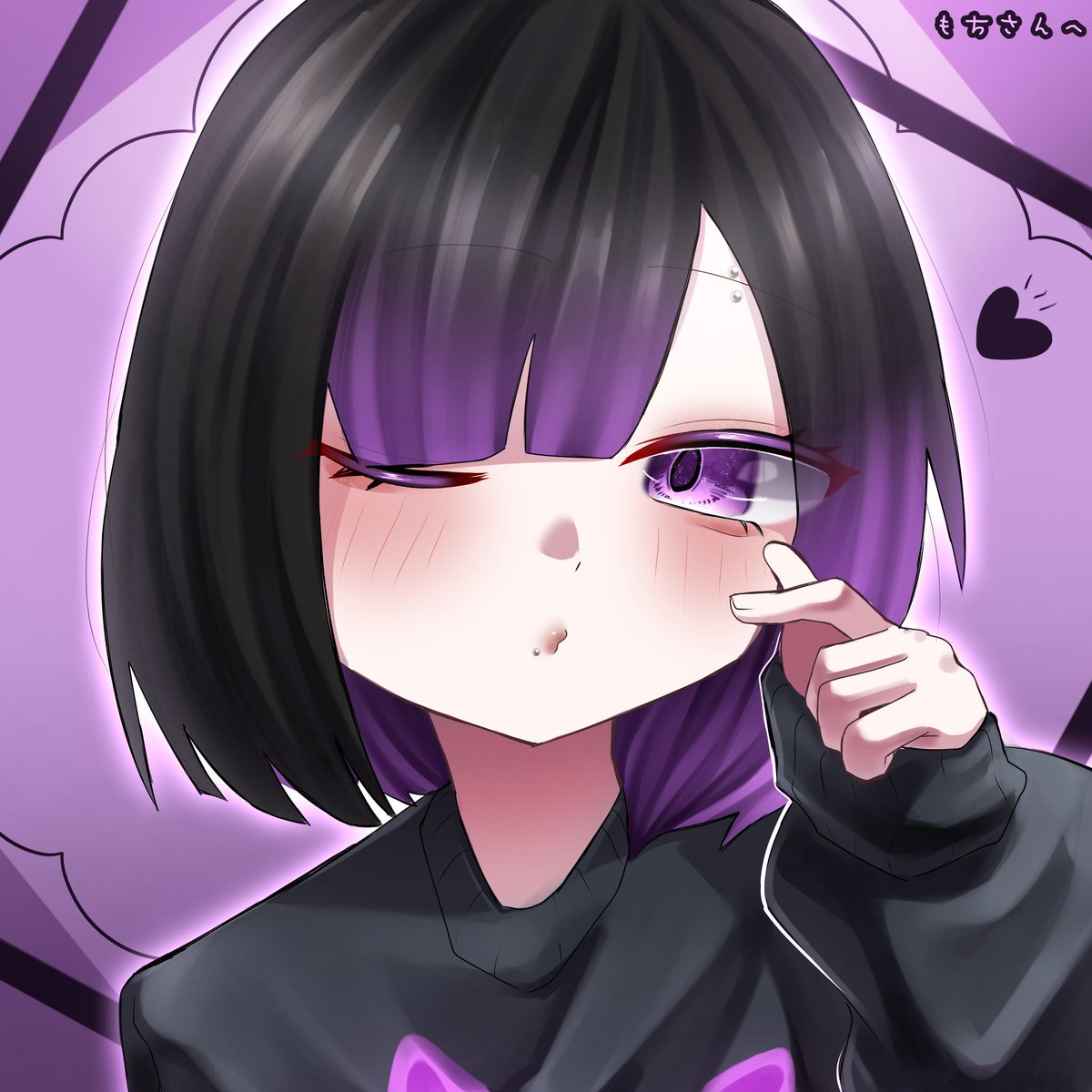 もちさんの子をお借りしました！！
配色がめちゃ好みで可愛くて、メイクの塗り込みがめちゃくちゃ楽しかったです！！💕ありがとうございましたm(_ _)m