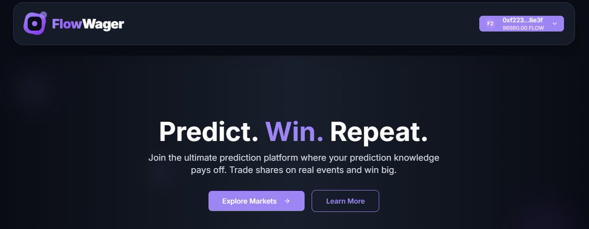 ALTCOIN D/G\DDY 🇹🇹🇳🇬 {A.D}𓃵 (@altcoin_daddy) on Twitter photo Builder Story: <a href="/FlowWager/">Flow Wager 🃏</a> Challenges
The hardest part wasn't the smart contracts - it was making prediction markets feel simple.
We spent 3 weeks perfecting market resolution. Users kept asking "How do I know this is fair?" So we built an evidence system where creators submit Builder Story: <a href="/FlowWager/">Flow Wager 🃏</a> Challenges
The hardest part wasn't the smart contracts - it was making prediction markets feel simple.
We spent 3 weeks perfecting market resolution. Users kept asking "How do I know this is fair?" So we built an evidence system where creators submit