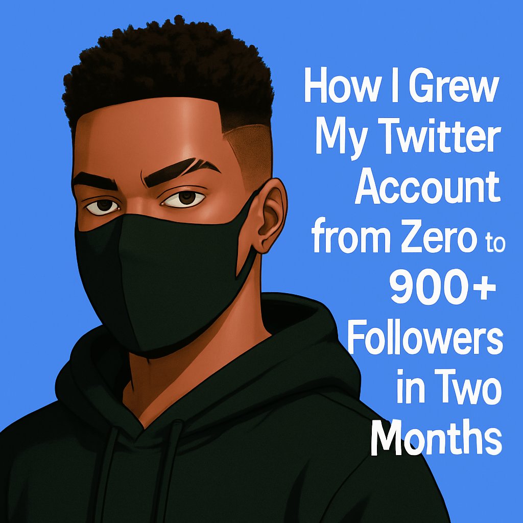 ChampAlphaX's tweet image. How I Grew My Twitter Account from Zero to 900+ Followers in Two Months  

When I created my X Twitter account in May 2025, I had no followers and no clear strategy. I was just another voice in a crowded space, posting random thoughts.  

By July 2025, I reached over 900 real…