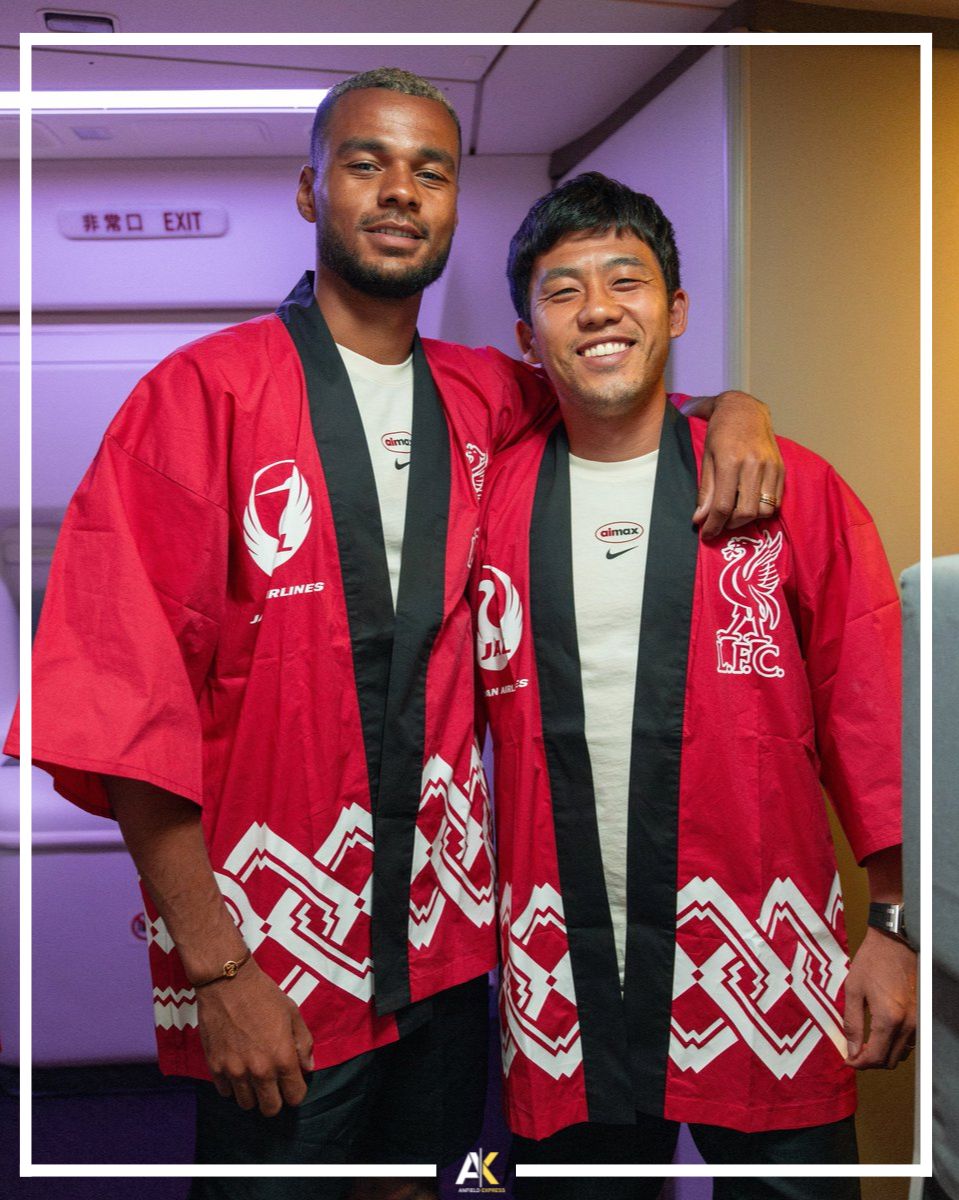 AnfieIdExpress's tweet image. 📸 | Gakpo &amp;amp; Endo