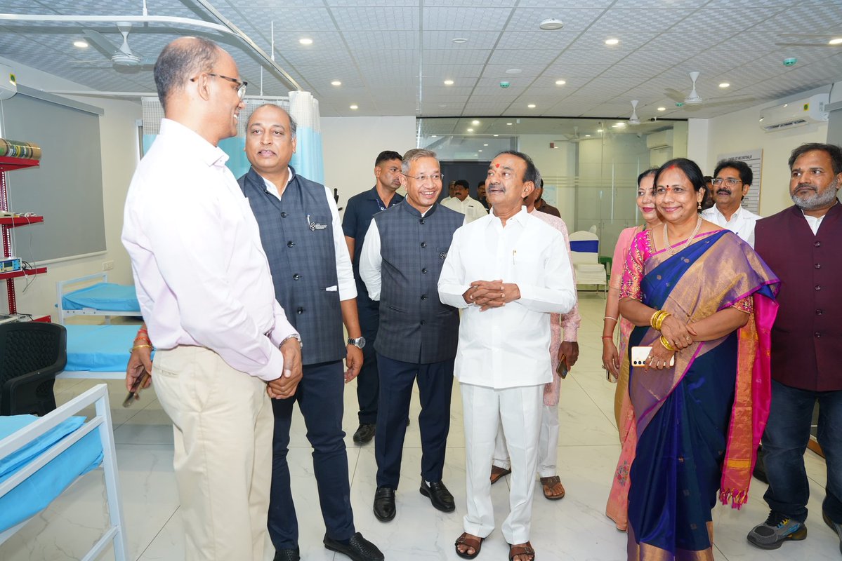 Eatala_Rajender's tweet image. Took part in the inaugural ceremony of HNS (Haryana Nagrik Sangh) Chikitshalay, a Social Service Hospital today in Secunderabad Cantonment Board.