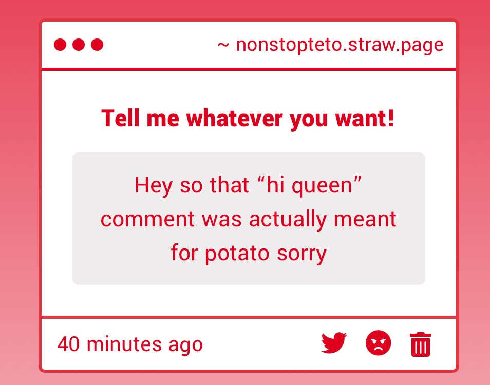 nonstopteto's tweet image. This is for you buddy @yesPotatoe_  you have fans now