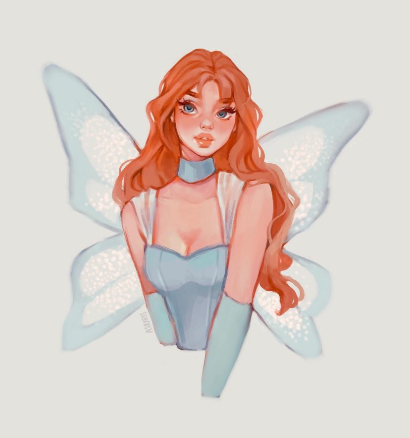 asayris_art's tweet image. Bloom from Winx Club 🩵✨