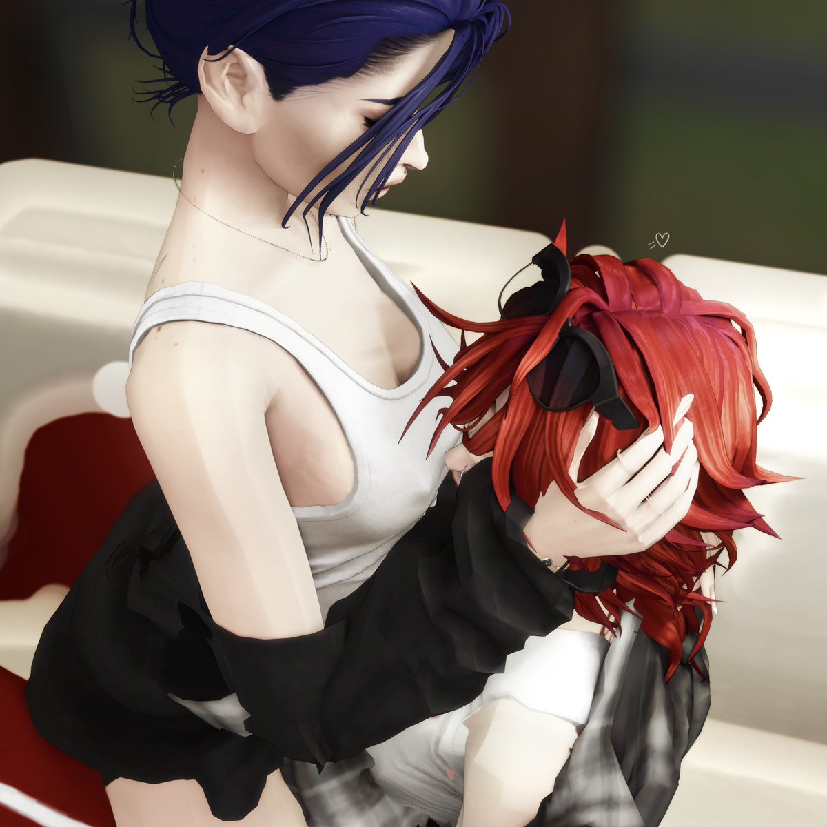 biopsyzkill's tweet image. i think vi enjoys the view #caitvi