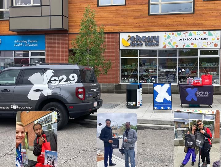 X929's tweet image. Looking for a reason to get out of the house?

We’re posted up at Cherry Tree Lane Toys with our @sentinelstorage Cruiser — swing by, say hi, and snag some sweet swag while supplies last!
📷 See you curbside!  #SentinelCruiser #SundayFunday #YYCevents #CherryTreeLane