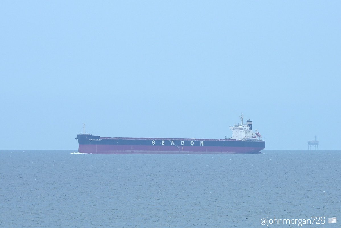 johnmorgan726's tweet image. The SEACON ANTWERP, IMO:9984730 en route to Newport News, Virginia, flying the flag of Liberia 🇱🇷. #Seacon #BulkCarrier #SeaconAntwerp #ShipsInPics