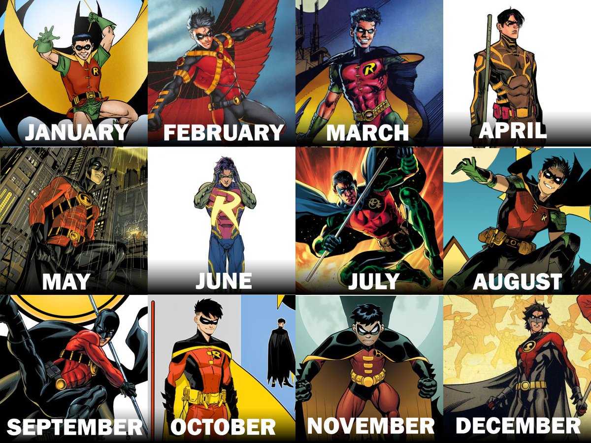 QueerlyNerd's tweet image. Your Tim Drake costume according to your birthday