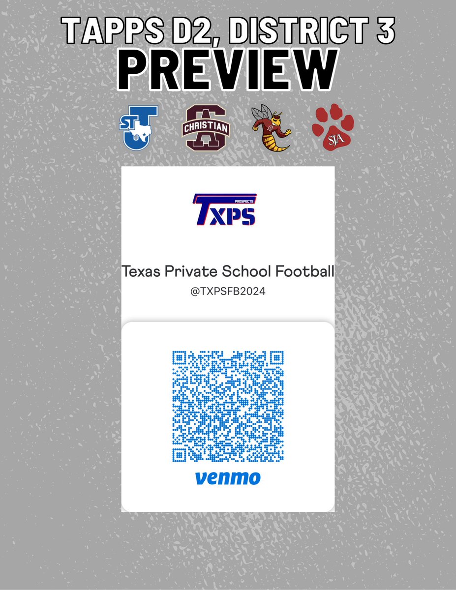 Texas Private School Football (@txprivatefbguy) on Twitter photo 🚨 2025 Season Preview 🚨
San Antonio Christian
TAPPS D2, District 3
Team: <a href="/SACSFootball/">SACS Football</a>
Coach: <a href="/AustinSmithey/">Austin Smithey</a>
<a href="/riggsbarth/">Riggs Barth 2027 LB</a>
<a href="/SloanGuilloryQb/">Sloan Guillory 2027 QB</a>
<a href="/ethan_young2364/">Ethan Young</a>
<a href="/elijah_brown_fb/">Elijah Brown (OL 2026)</a>
First off, a special shoutout to Coach Smithey and the Lions’ staff for providing top-notch, 🚨 2025 Season Preview 🚨
San Antonio Christian
TAPPS D2, District 3
Team: <a href="/SACSFootball/">SACS Football</a>
Coach: <a href="/AustinSmithey/">Austin Smithey</a>
<a href="/riggsbarth/">Riggs Barth 2027 LB</a>
<a href="/SloanGuilloryQb/">Sloan Guillory 2027 QB</a>
<a href="/ethan_young2364/">Ethan Young</a>
<a href="/elijah_brown_fb/">Elijah Brown (OL 2026)</a>
First off, a special shoutout to Coach Smithey and the Lions’ staff for providing top-notch,