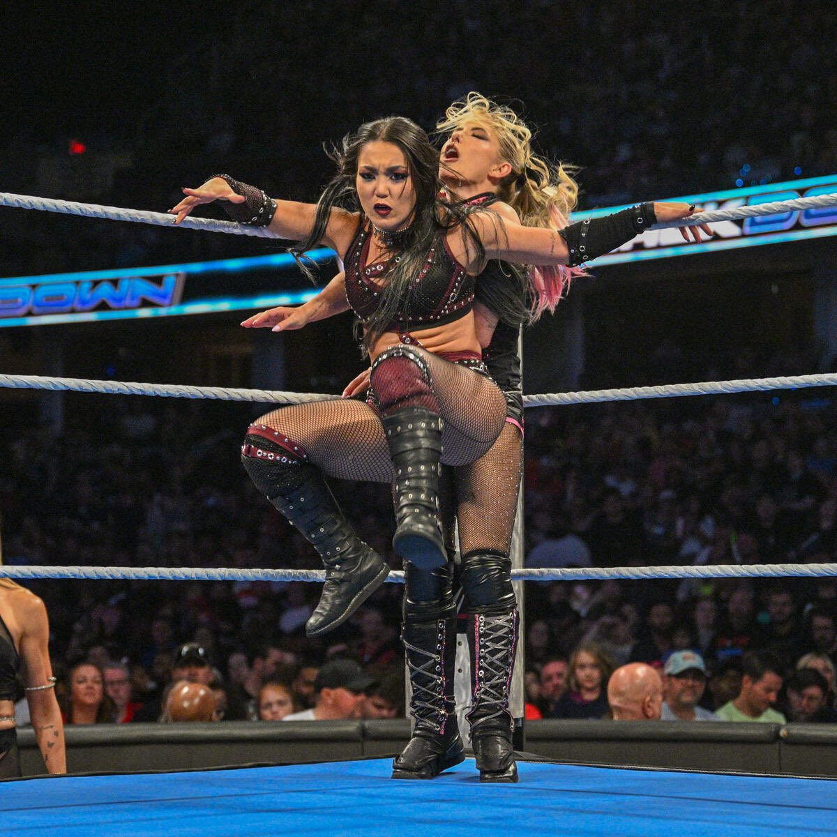 I don’t know what encouragement Charlotte must’ve fed to Alexa because she walks around here thinking her name still means something. Maybe back in 2016 when she was actually thought of, but now she’s just searching through versions of herself to see which one is still relevant.