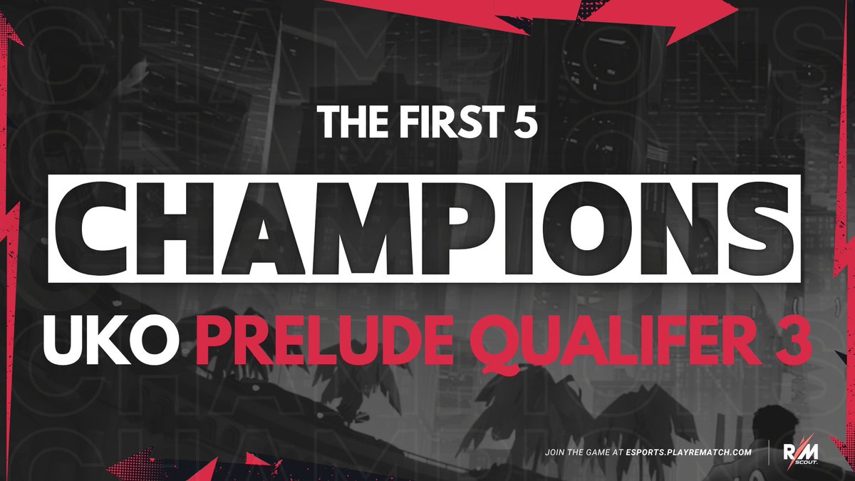 🏆 The First 5 are your <a href="/UKOtournament/">UKO</a> Qualifier Cup 3 champions!

The 2nd favourites (31%) defeat Lightning Kickers 3-0 in a dominant Grand Final display to take home the win and finish the Qualifying events in 1st position, overtaking HzX Esport.

Congratulations also to 2nd