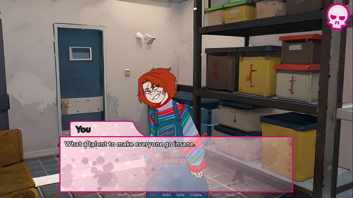 AlegoticT's tweet image. Friendly reminder that I have a dating simulator game about slashers π
alegotic-twelve.itch.io/horrorromance
#slasher #dbd #DeadbyDaylight #Ghostface #JasonVoorhees #freddykrueger #chucky #michaelmyers #HorrorRomanceGame