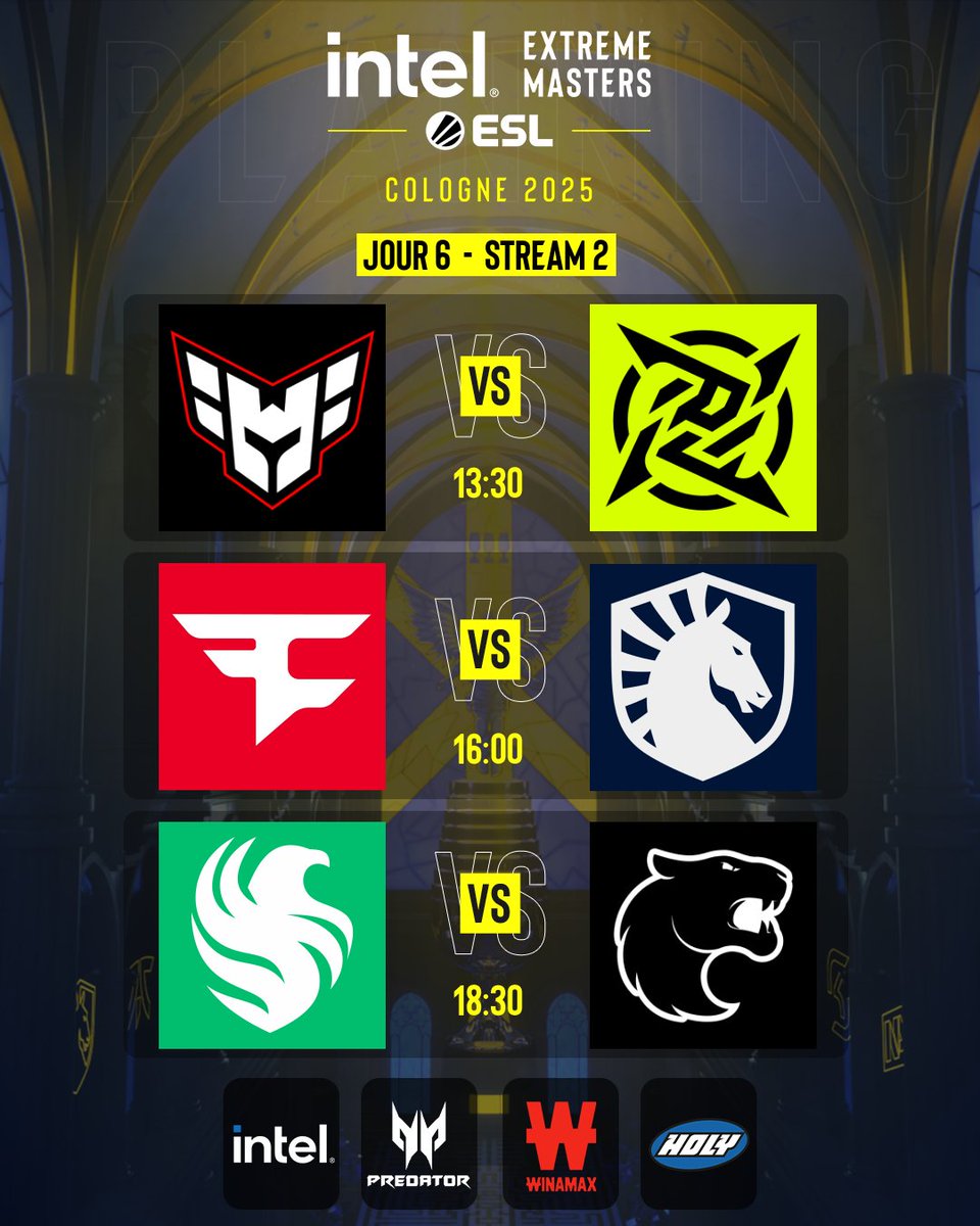 CroissantStrike's tweet image. 🚨 L&apos;AVANT DERNIÈRE JOURNÉE DU STAGE 2 DE L&apos;#IEM 🇩🇪 COLOGNE !

Le programme de cette 6e journée est juste là. 🥰