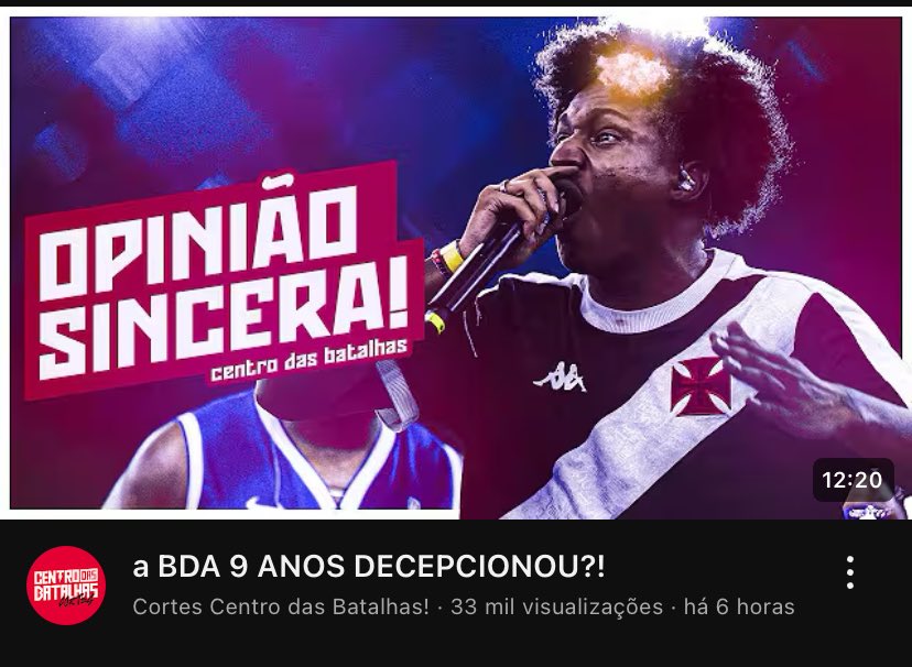 dasthread's tweet image. Não é possível uma coisa dessa 🤣
A BDA 9 foi MUITO melhor que a bda 8
mas pq nenhum trio favorito ganhou eles se morde 🤣🤣