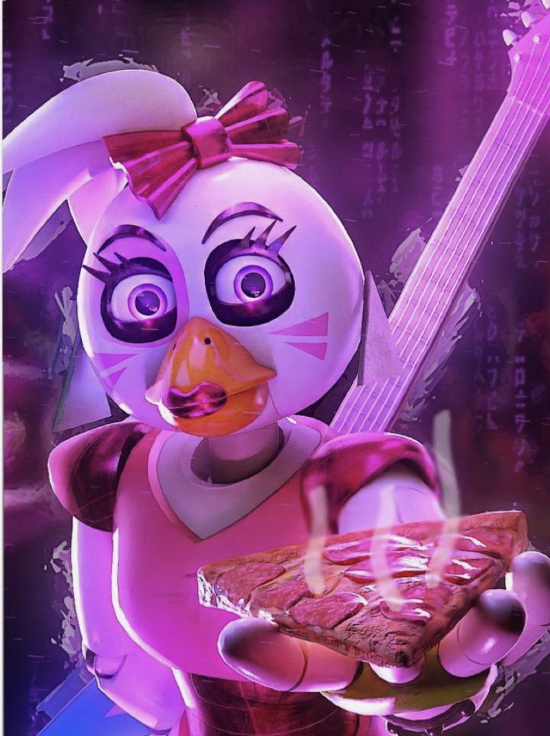 GLAMROCK_CHICA's tweet image. Me and the original Chica!
