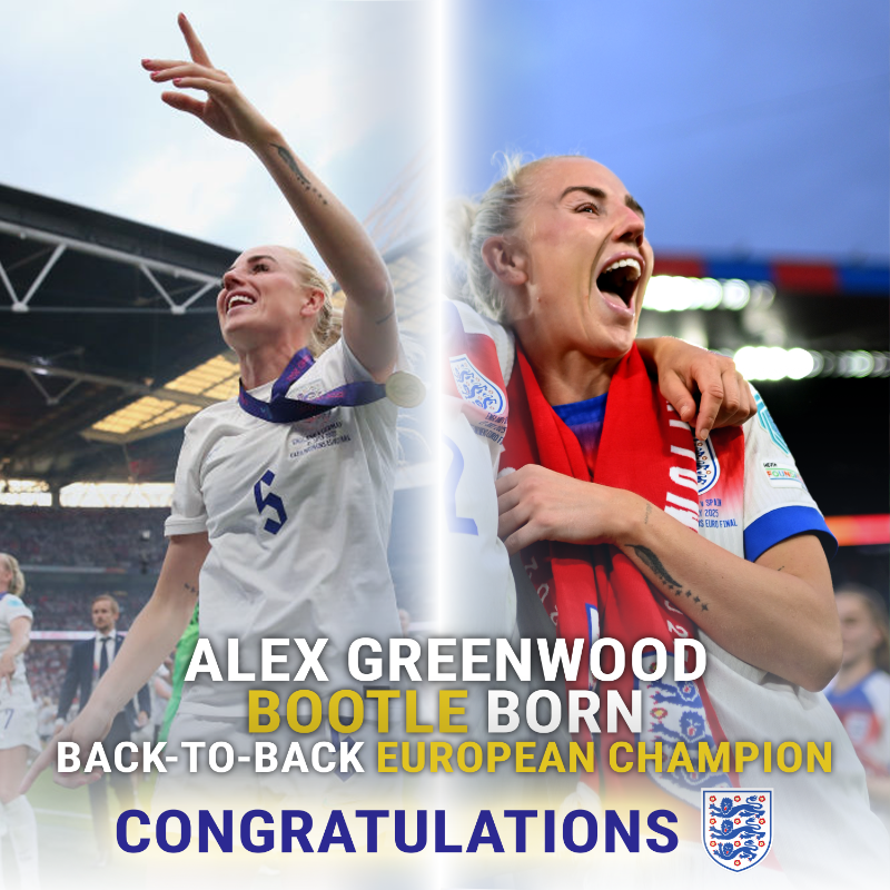 Bootle Born.

Back-to-back European Champion.

Alex Greenwood.

Congratulations #Lionesses! 🏴󠁧󠁢󠁥󠁮󠁧󠁿