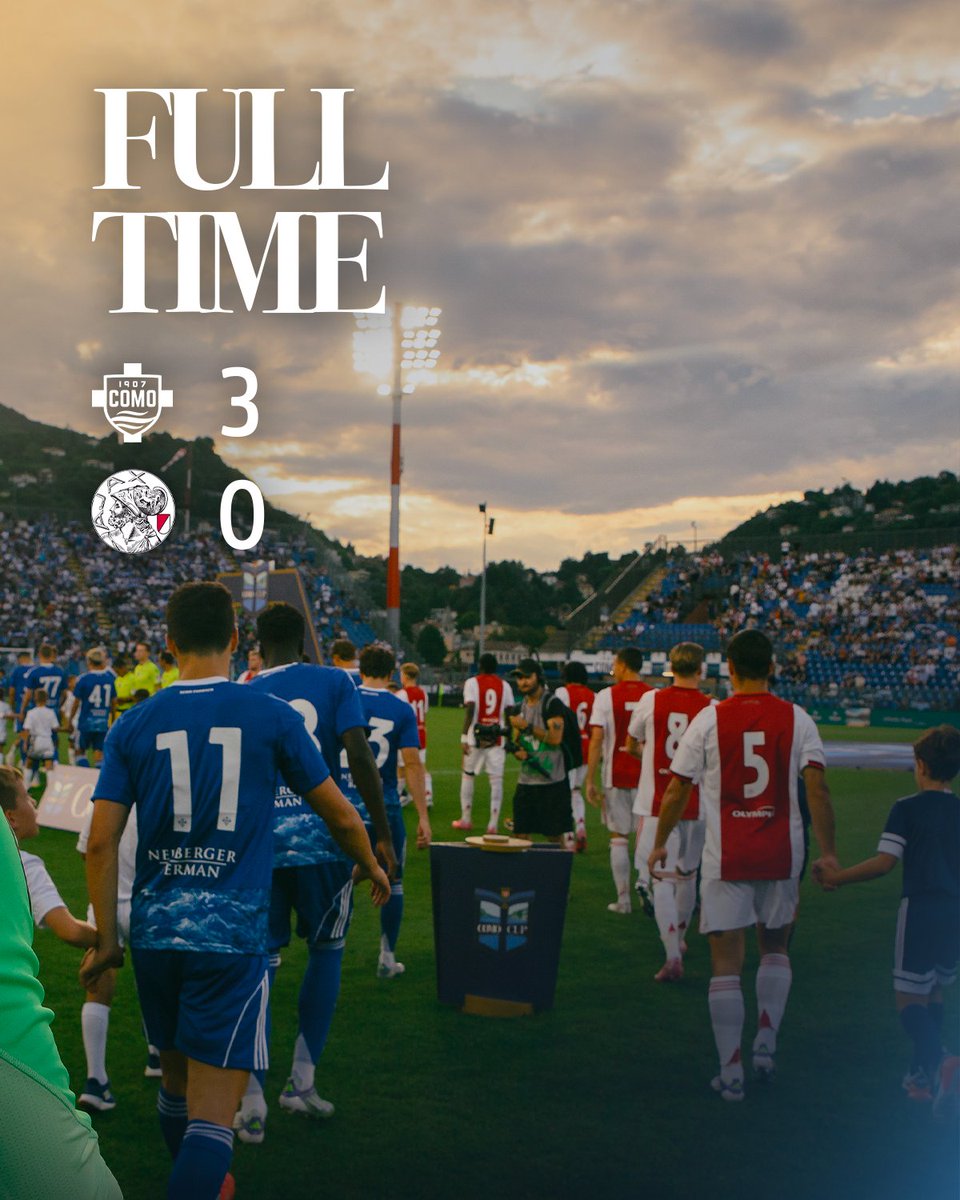 Como_1907's tweet image. Full-time at the Sinigaglia ⏹️
The first-ever Como Cup is ours! ⚪️🔵