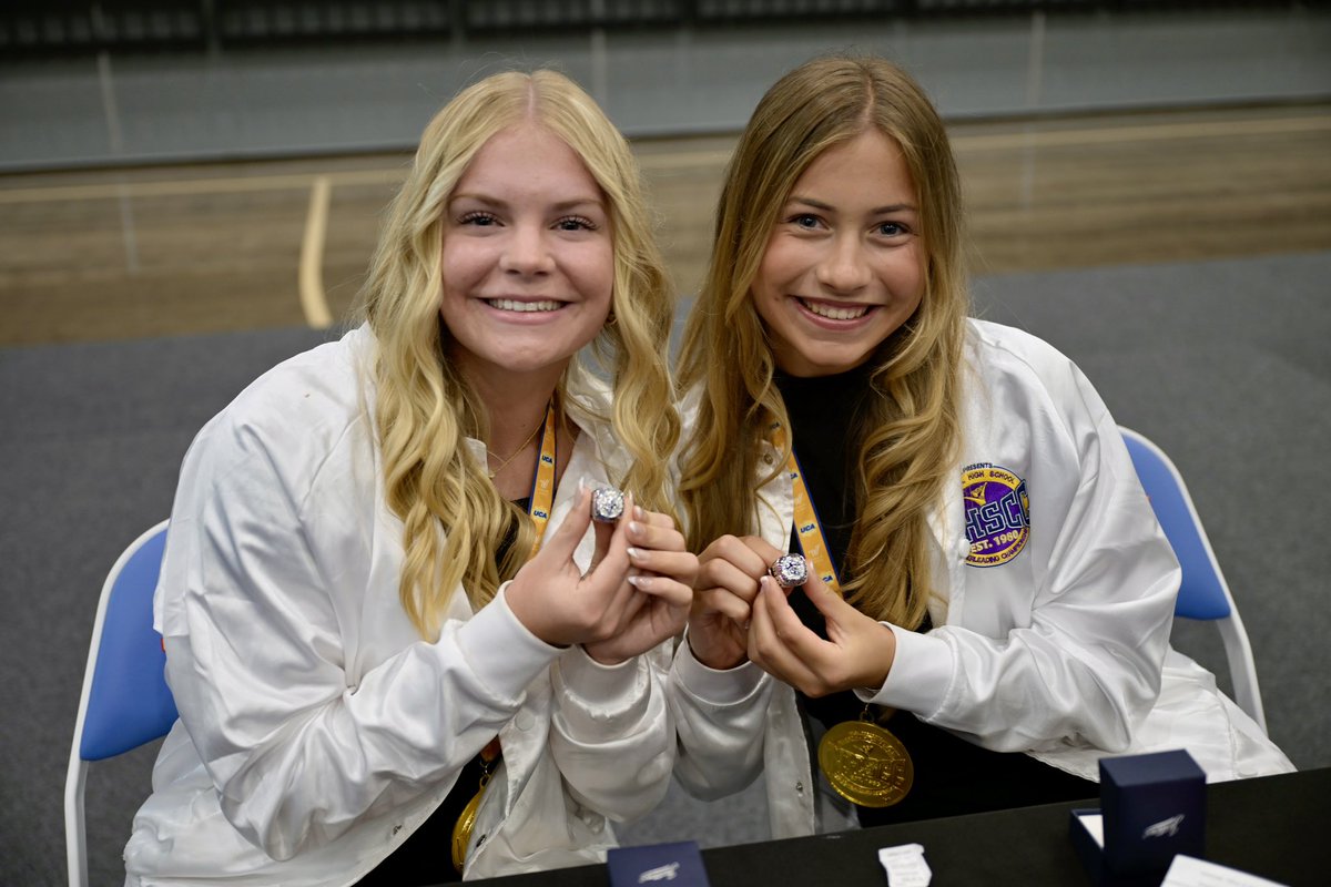 National Champion ring celebration for our Southside Maverick Cheerleaders!
 Back to back National Champions!
 Only team in  Arkansas  to go back to back! 
  Huge congrats to this amazing team!