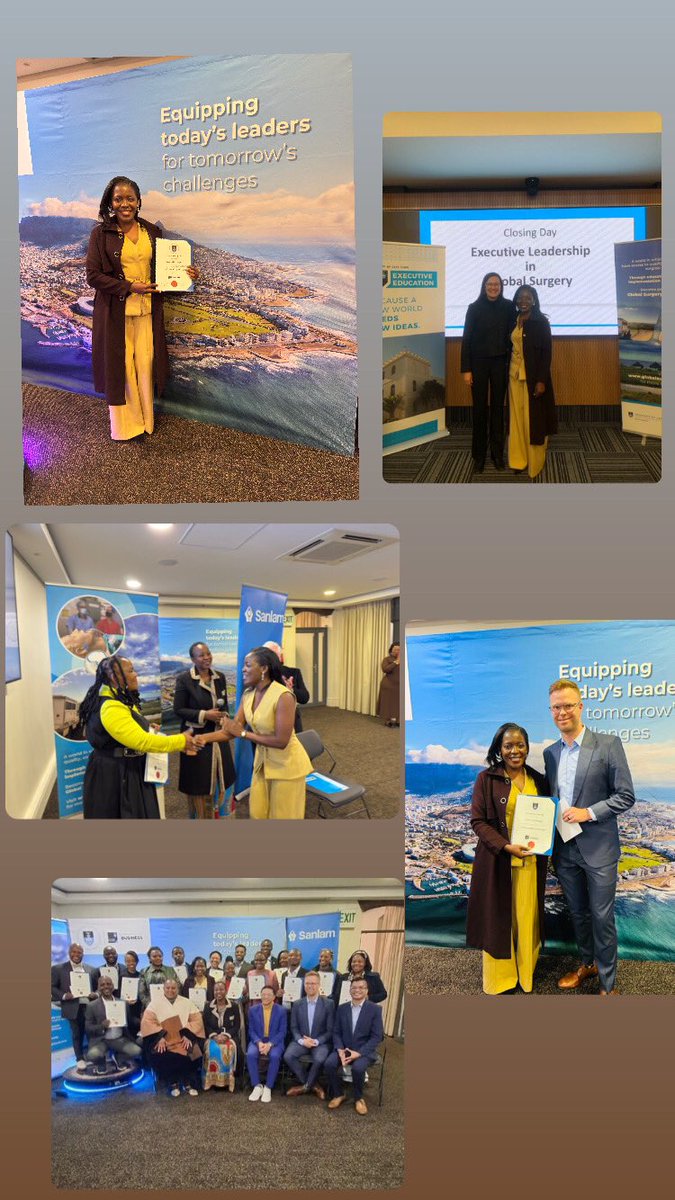 NamuChristine's tweet image. Graduated with the Executive Leadership in Global Surgery Fellowship: An incredible, impactful journey of Learning, Leading &amp;amp; Growth. I am so grateful for this prestigious Award. Thank you to our amazing faculty &amp;amp; my sponsors for making this accessible to me: a dream come true.👩🏾‍🎓