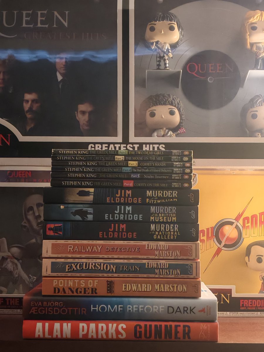 iandixon72's tweet image. This week's additions to the tbr pile
@StephenKing @AllisonandBusby @evaaegisdottir @OrendaBooks
@AlanJParks @JEBooksHull @HullNoir