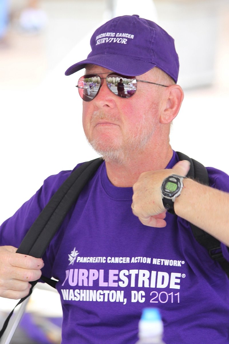 letswinpc's tweet image. Bill Shrieves was diagnosed with stage IV pancreatic cancer in 2011. FOLFIRINOX knocked it back—11 rounds, no evidence since. He’s now >5 years cancer-free.
His mindset? “I have pancreatic cancer, but it doesn’t have me.”
🔗 letswinpc.org/survivor-stori…