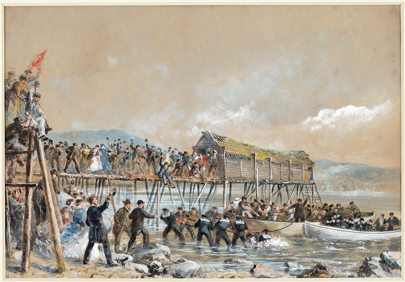 GregB_TX's tweet image. Today in History, July 27, 1866:

Cyrus W. Field, of the Atlantic Telegraph, finished laying out the first successful underwater telegraph cable between North America and Europe. 

Landing of the cable was in Heart&apos;s Content, Newfoundland.