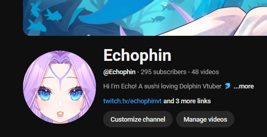 We are over half way to 500 subscribers on the YouTube channel!! 💜🐬✨
Thank you everyone!!🍣