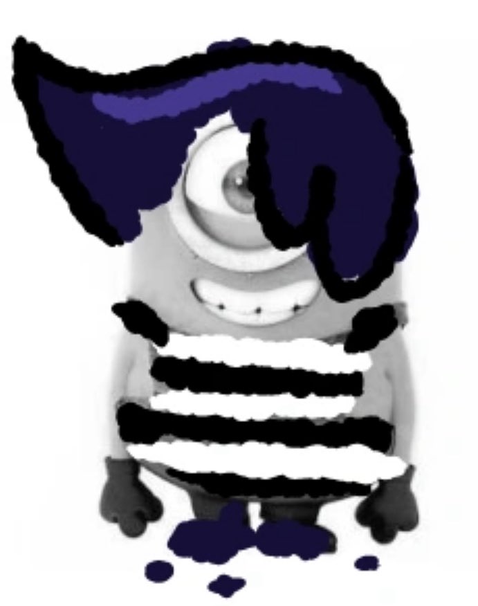 kimafuma's tweet image. what possessed qwel to make this

minion blot