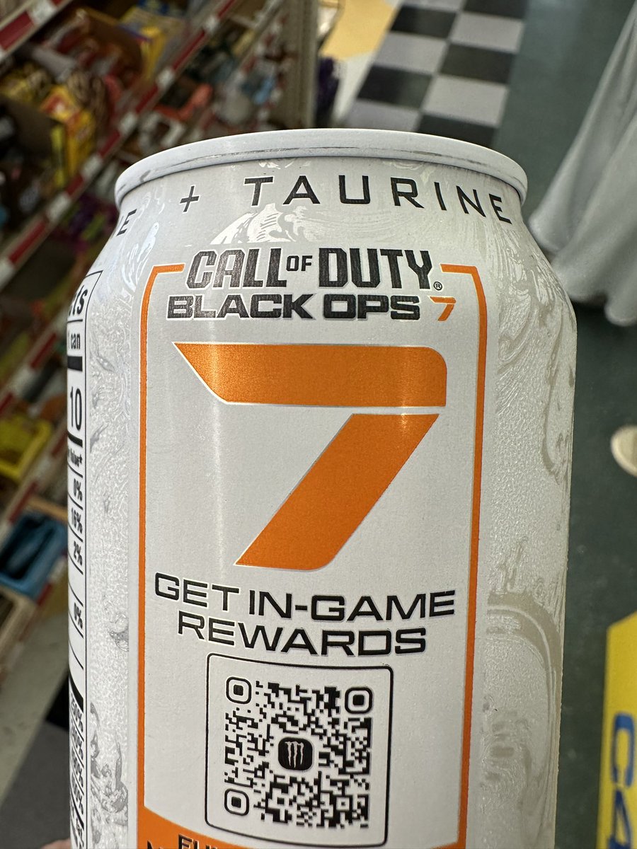 Call of Duty: Black Ops 7 -themed Monster Energy Cans are starting to appear at retail stores.