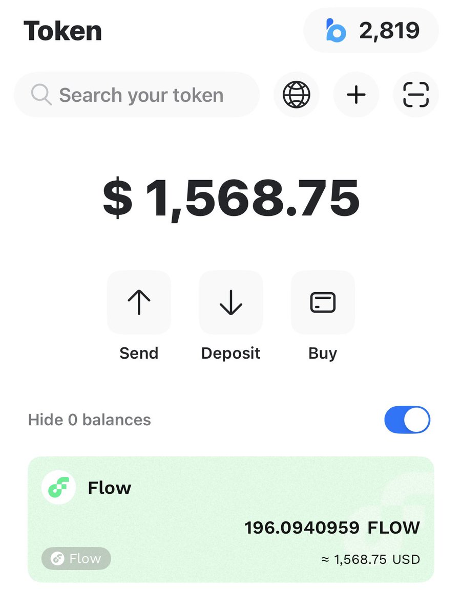 Either $Flow is mooning like 2021 or this <a href="/BloctoApp/">BloctoApp (🐚,🐚)</a> done fucked up. 

Anyway - cash me out! 

<a href="/flowverse_/">Flowverse 🌊 - Discover Flow Blockchain</a>