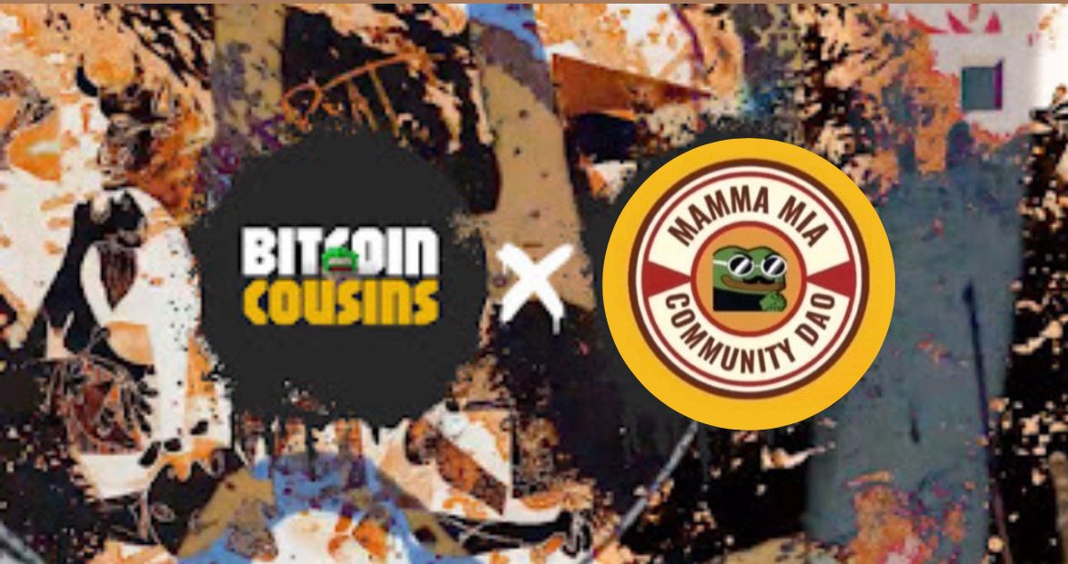 notgiorn0g's tweet photo. We are happy to announce our partnership with @BitcoinCousins 🫂
3x GTD Wl Giveaway from MammAMiA Community 
Supply: 5,400
Mint Price: TBA
Mint Date: TBA

Bitcoin Cousins are the first shapeshifters on Bitcoin.

 To participate the Giveaway 
1.Follow @notgiorn0g @MammAMiADAO and @BitcoinCousins
2. Like and retweet this post 
3. Tag A friend and drop your wallet 
That's all GL .
You have 48 hours