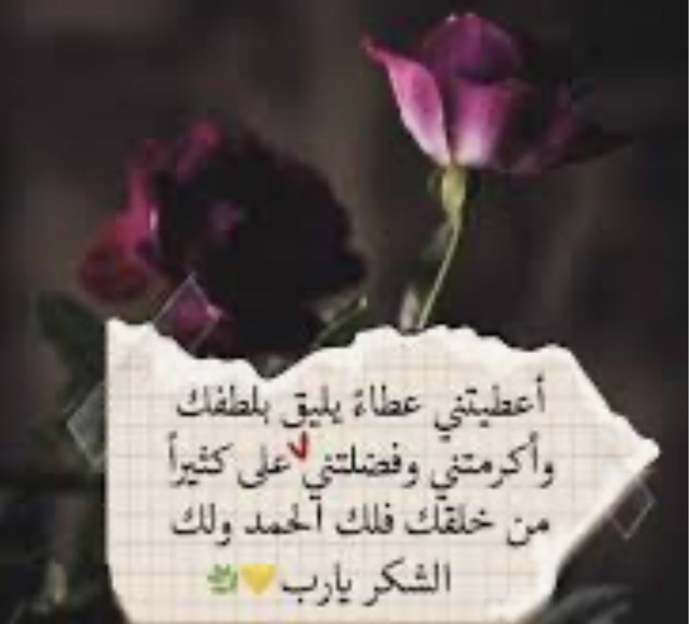 الحمدلله ملء السموات والأرض .