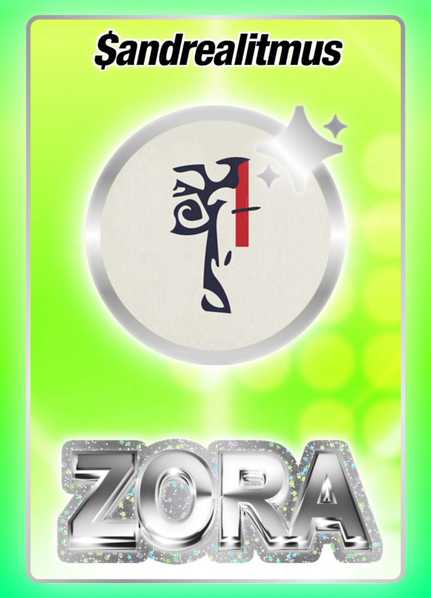 andrealitmus's tweet image. I just activated my creator coin on @Zora
Check it out $andrealitmus
zora.co/@andrealitmus