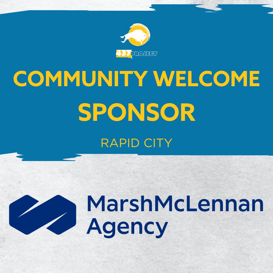 #SponsorShoutOut 📣

Today we shout out Marsh McLennan Agency for supporting our Rapid City kickoff event as a Community Welcome Sponsor. Come join us! 

📍Hilton Garden Inn | Rapid City
📅 September 24th
🕰️ 6:00 - 7:00 MT

#The437Project <a href="/MarshMcLennan/">Marsh McLennan</a>