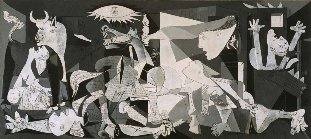 tectonic_ideal's tweet image. So much soyfacing in this painting. Picasso was a redditor