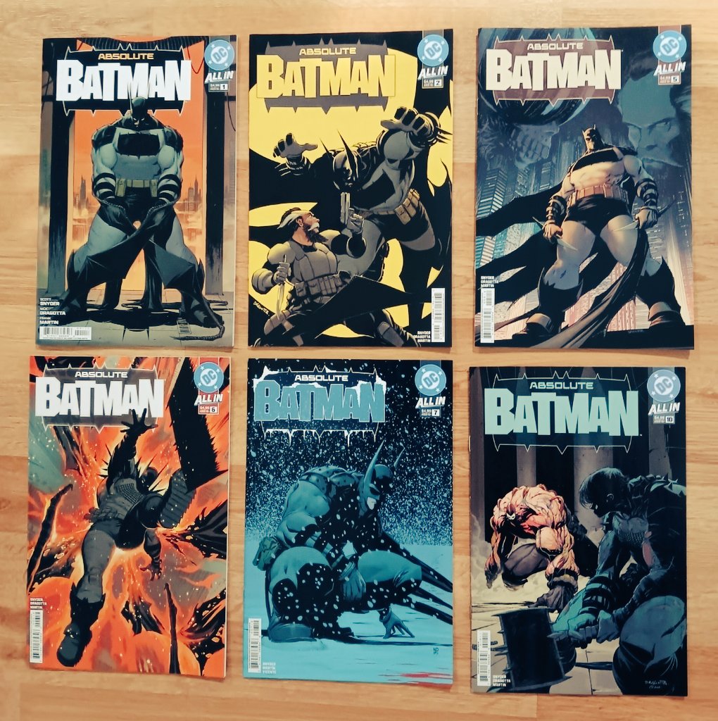 thewealthdad's tweet image. Wife is gonna love coming home to see the new hobby I picked up over the weekend while her in the kids were gone!
In all seriousness, the ABSOLUTE BATMAN comic series kicks ass.