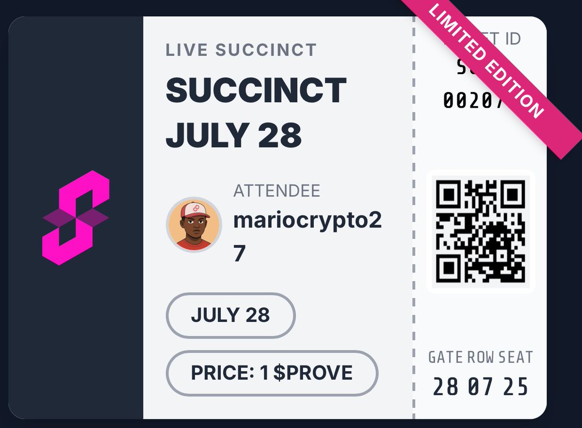 mariocrypto27's tweet image. Will be live @SuccinctLabs award night will you be there?