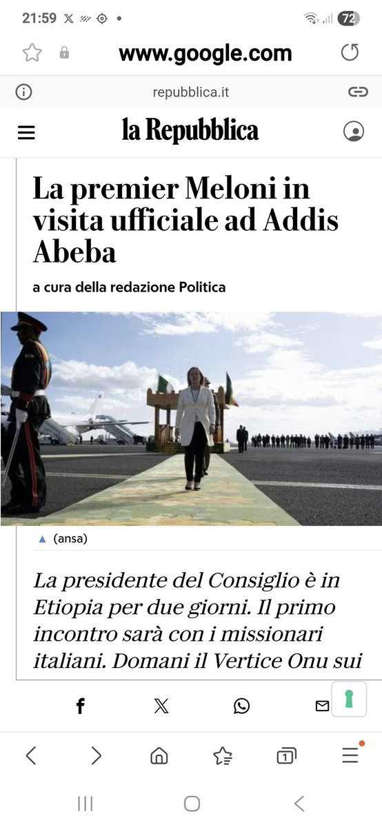 baffi_francesco's tweet image. La Regina della Garbatella, Imperatrice d'Italia e Prima Marescialla dell'Impero è sbarcata in Etiopia.