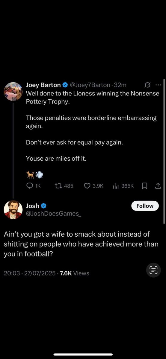 Has anybody done a welfare check on Cunty Barton? 🤣🤣🤣😂